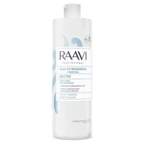 OLEO DE MASSAGEM NEUTRO 1L - RAAVI