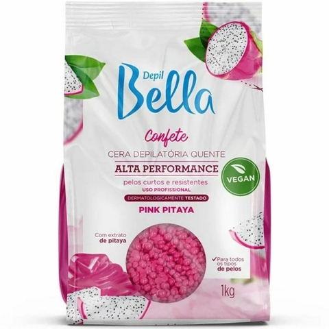 CERA DEPILATORIA CONFETE PINK - 1KL - DEPIL BELLA