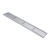 GRELHA LINEAR SIMPLES 10X50X1CM DE ALUMINIO COM CAIXILHO
