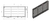 GRELHA LINEAR SIMPLES 50X100X6 DE FERRO FUNDIDO COM CAIXILHO