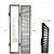GRELHA LINEAR 20X100X1CM DE FERRO FUNDIDO COM CAIXILHO CL125 - loja online