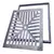 RALO DE FERRO FUNDIDO 15X15CM COM CAIXILHO - comprar online
