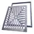 RALO DE FERRO FUNDIDO 50X50CM COM CAIXILHO - comprar online