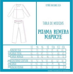 Pijama Remera Mapuche Celeste - Le Petit Prince