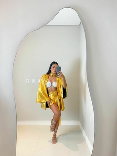 kimono - dourado - Vicentina Store