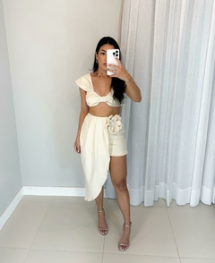 Saia Jade - creme - comprar online