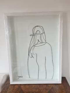 Cuadro Mujer Adolescente oversize - Vienen y Van Deco