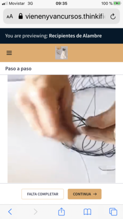 Taller de Flores de Alambre en internet