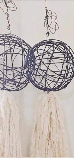 Bolas de Alambre y caireles - tienda online