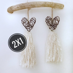 Borla con Corazon 2 x 1