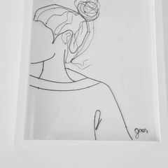 Cuadro Mujer de perfil Apasionada - comprar online
