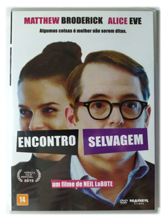 DVD Encontro Selvagem Matthew Broderick Alice Eve Novo Original Dirty Weekend Neil LaBute