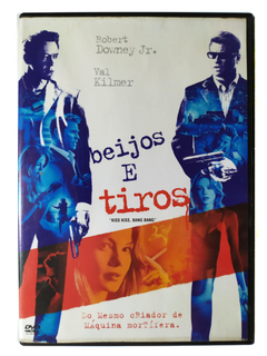 Dvd Beijos E Tiros Robert Downey Jr Val Kilmer Shane Black Original Kiss Kiss Bang Bang Michelle Monaghan Corbin Bernsen