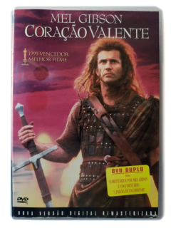 Dvd Coração Valente Mel Gibson Braveheart Sophie Marceau Original Patrick McGoohan Catherine McCormack 1995