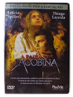 Dvd A Paixão De Jacobina Letícia Spiller Thiago Lacerda Original Nacional Fabio Barreto