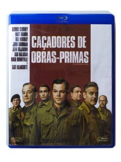 Blu-Ray Caçadores de Obras Primas George Clooney Matt Damon Original Bill Murray Cate Blanchett The Monuments Men