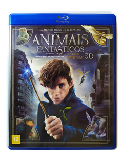 Blu-Ray + 3D Animais Fantásticos e Onde Habitam Ezra Miller Original Duplo Eddie Redmayne Katherine Waterston David Yate