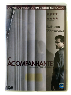 DVD O Acompanhante Woody Harrelson Kristin Scott Thomas Original Lauren Bacall Willem Dafoe Paul Schrader