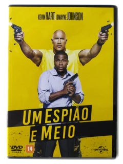 DVD Um Espião e Meio Kevin Hart Dwayne Johnson The Rock Original Central Intelligence Aaron Paul Danielle Nicolet