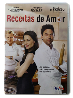 DVD Receitas de Amor Claire Forlani Dougray Scott Original Gordon Ramsay Michelle Ryan Simon Callow James Hacking