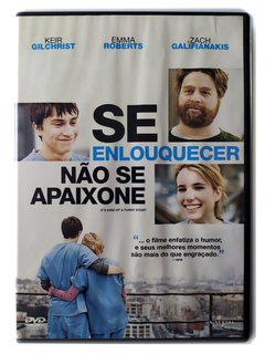 DVD Se Enlouquecer Não Se Apaixone Keir Gilchrist Original Emma Roberts Zach Galifianakis Lauren Graham Viola Davis