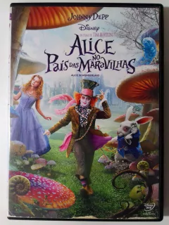 Dvd Alice No País Das Maravilhas Tim Burton Johnny Depp Original