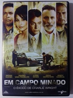 DVD Em Campo Minado O Exodo De Charlie Wright Original Andy Garcia Aidan Quinn Mario Van Peebles Luke Goss Gina Gershon Across the Line : The Exodus of Charlie Wright