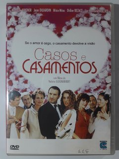 DVD Casos e Casamentos Original Mathilde Seigner Jean Dujardin Miou-Miou, Didier Bezace Antoine Duléry Lio Chloé Lambert Catherine Allégret Direção: Valerie Guignabodet