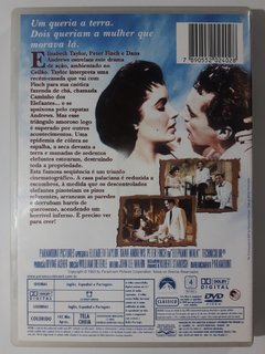 DVD No Caminho dos Elefantes (1954) Original Elephant walk Elizabeth Taylor Dana Andrews Peter Finch Direção William Dieterle - comprar online