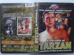 DVD O Tesouro de Tarzan (1941) Original Johnny Weissmuller Maureen O'Sullivan Johnny Sheffield Direção: Richard Thorpe Música composta por: David Snell - Loja Facine