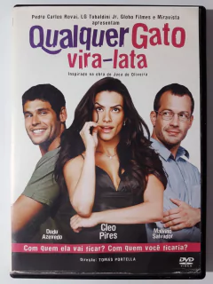 DVD Qualquer Gato Vira-Lata Cleo Pires Dudu Azevedo Original