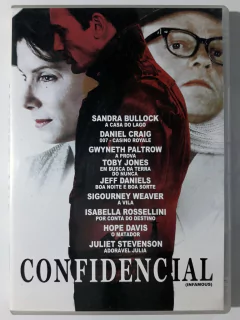 Dvd Confidencial Infamous Sandra Bullock Daniel Craig Jeff Daniel Original