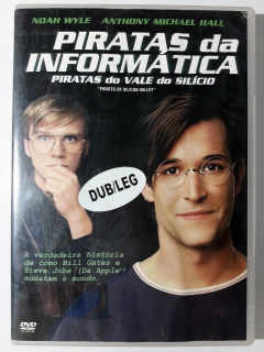 DVD Piratas Da Informática Bill Gates Steve Jobs Noah Wyle Joey Slotnick Anthony Michael Hall Original (Esgotado)