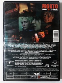 DVD Morto Em 3 Dias Sabrina Reiter Laurence Rupp Julia Rosa Stöckl Original - comprar online