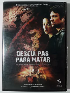 DVD 3 Desculpas Para Matar Justine Waddell Marc Blucas Laura Jordan Dan Payne Original