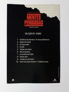 DVD Mentes Perigosas Michelle Pfeiffer Encarte Interno Original - loja online