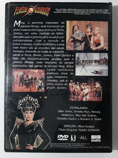 DVD Flash Gordon Trilha Sonora Queen Sam J. Jones Max von Sydow Melody Anderson Original - comprar online