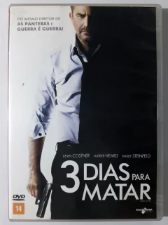 DVD 3 Dias Para Matar Kevin Costner Amber Heard Hailee Steinfeld Original