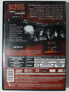 DVD Kiss The Lost Concert 1976 Original Firehouse Black Diamond - comprar online