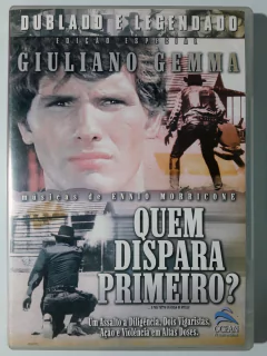 DVD Quem Dispara Primeiro? Giuliano Gemma Edição Especial