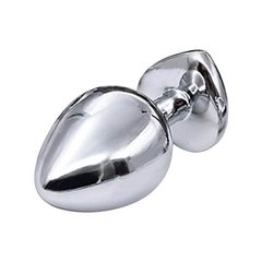 Plug Anal Jóia Coração Aço Inox Iniciante Sexy + Brindes na internet
