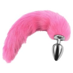 Plug Anal Aço Inoxidável Metal Cauda Raposa Rabo Lobo Sexy Anatômico