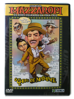 DVD O Gato de Madame Mazzaropi Odete Lara Carlos Cotrim 1956 Original Roberto Duval Gilberto Chagas Vera Cruz Amácio