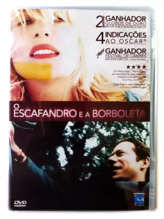 DVD O Escafandro e a Borboleta Mathieu Amalric Original Emmanuelle Seigner Marie-Josée Croze Julian Schnabel
