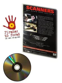 DVD Scanners Sua Mente Pode Destruir David Cronenberg 1981 Original - comprar online