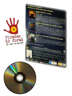 DVD Batman O Cavaleiro Das Trevas A Trilogia Christian Bale Original Christopher Nolan - comprar online