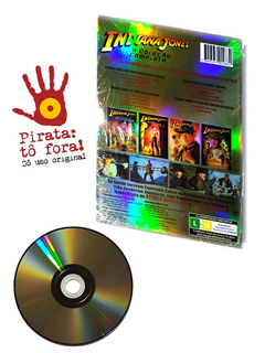 DVD Indiana Jones A Coleção Completa 4 Filmes Novo Original Harrison Ford Steven Spielberg George Lucas - comprar online