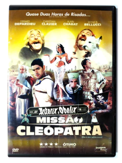 DVD Asterix e Obelix Missão Cleópatra Gerard Depardieu Original Monica Bellucci Christian Clavier