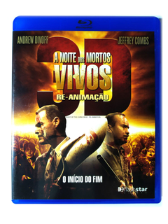 Blu-Ray A Noite Dos Mortos Vivos Re-Animação 3D Andrew Divoff Jeffrey Combs Original