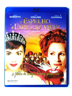 Blu-Ray Espelho Espelho Meu Julia Roberts Lily Collins Original Armie Hammer Mirror Mirror